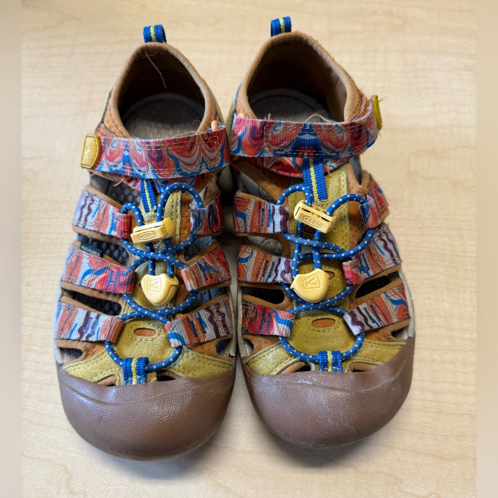 Keen Kids Newport H2 Sandals - Yellow, Red and Blue